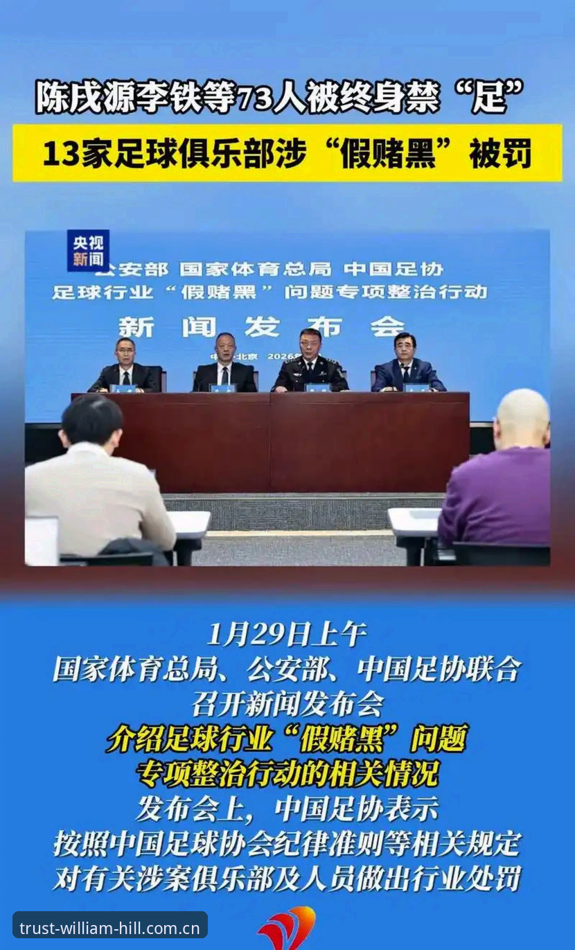 威廉希尔真人娱乐 中国足协第三批禁足名单公布,足球反腐风暴如何影响体育博彩生态?